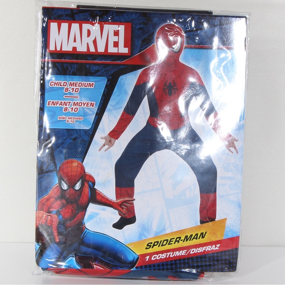 Party City Marvel Spiderman 2-piece Costume #187 NWT